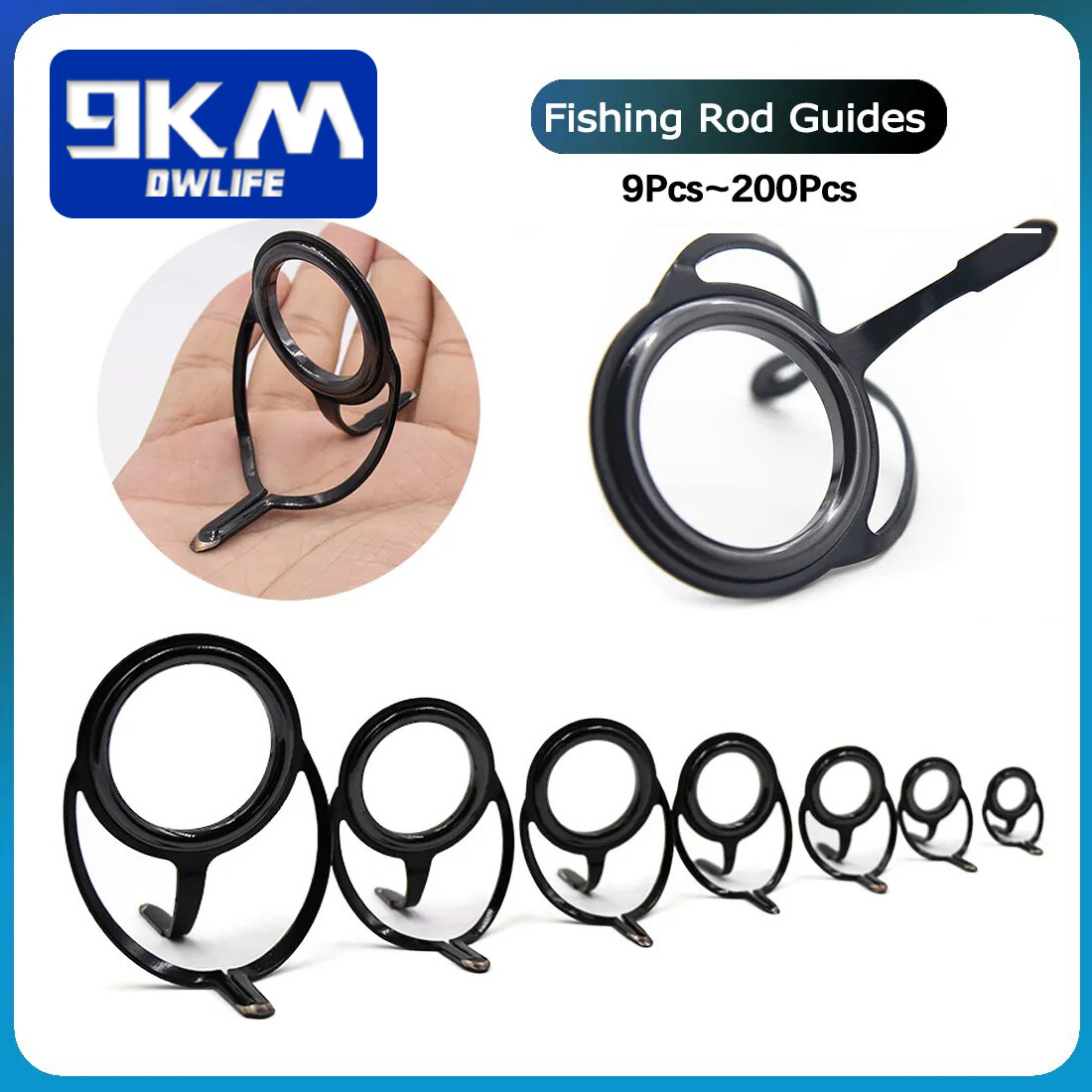 Fishing Rod Casting - Zestaw naprawczy wędki Elementy konstrukcyjne wędki
