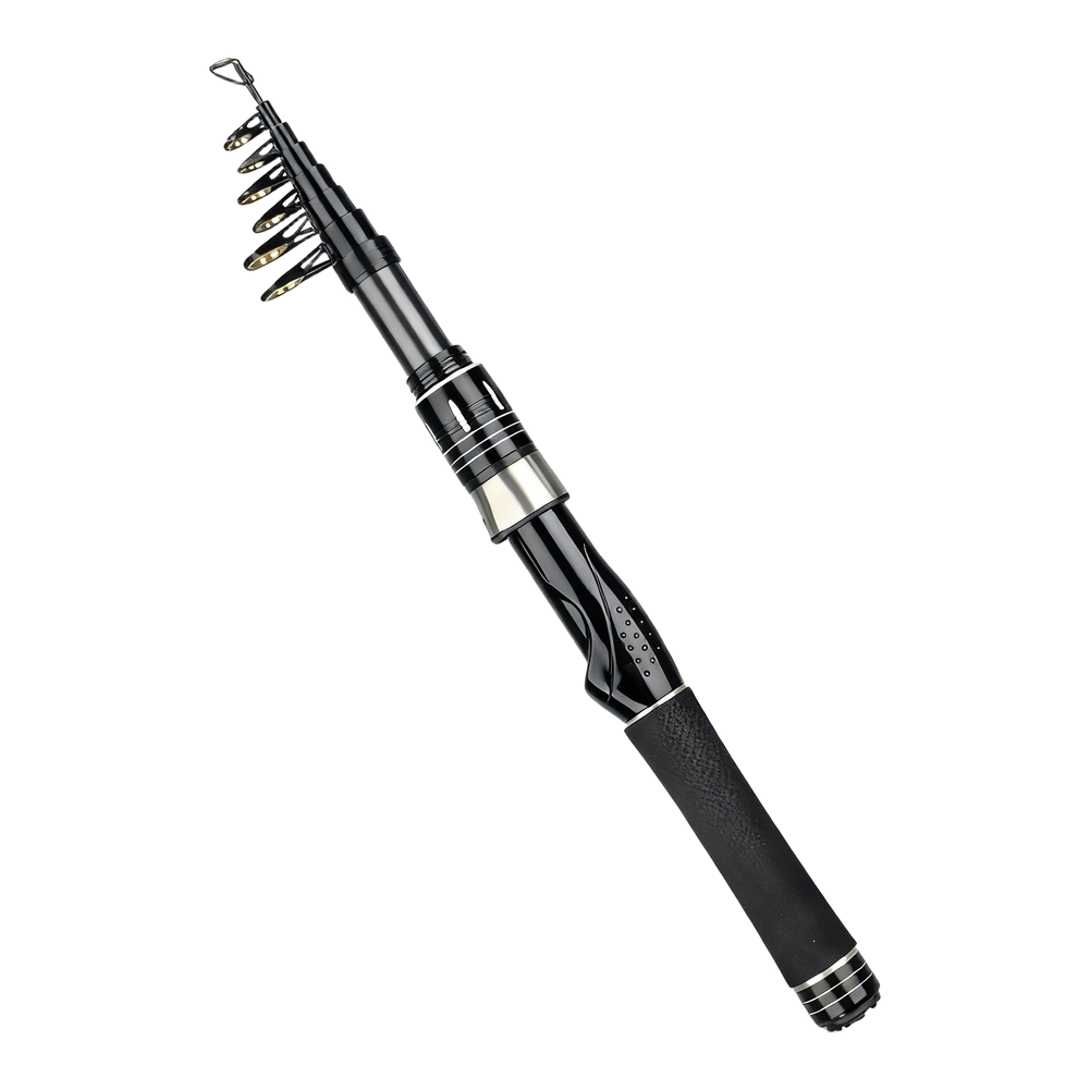 Fishing Rod Travel - Ultralekka teleskopowa wędka karbonowa z ceramicznymi