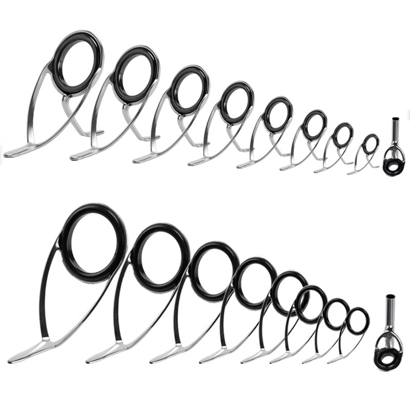 Fishing Rod Spinning - 9 szt. Prowadnice wędki zestaw naprawczy