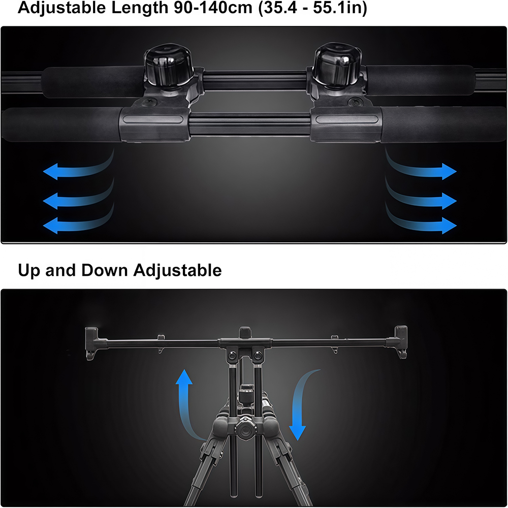 JSFUN Regulowany stojak na 5 w – Fishing Rod Rack recenzja i cena