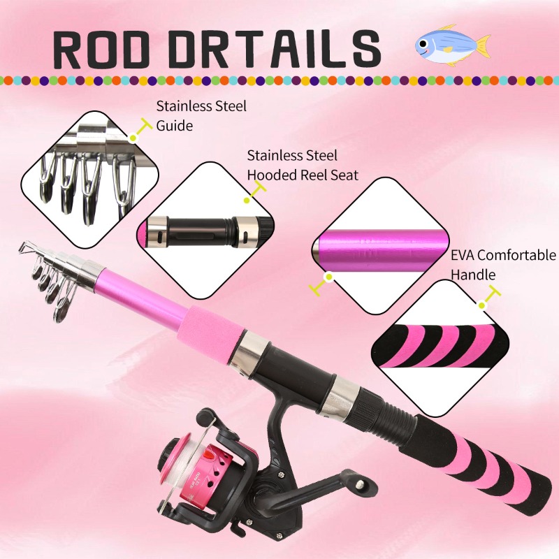 Zestaw wędkarski dla dzieci, d – Fishing Rod Combo recenzja i cena