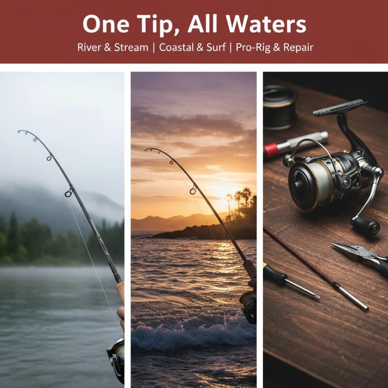Zestaw do naprawy wędek: obrot – Fishing Rod Travel recenzja i cena